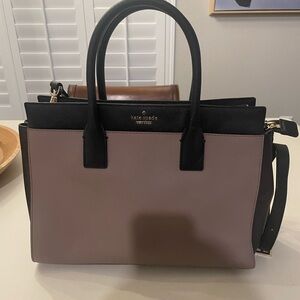 Kate Spade Black and Mauve Satchel